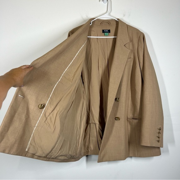 Anthropologie Maeve Double Breasted Blazer Size US 18W - Picture 7 of 14